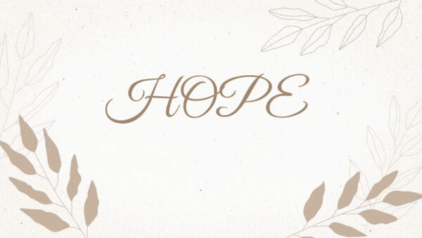 Hope | Finding Hope Image
