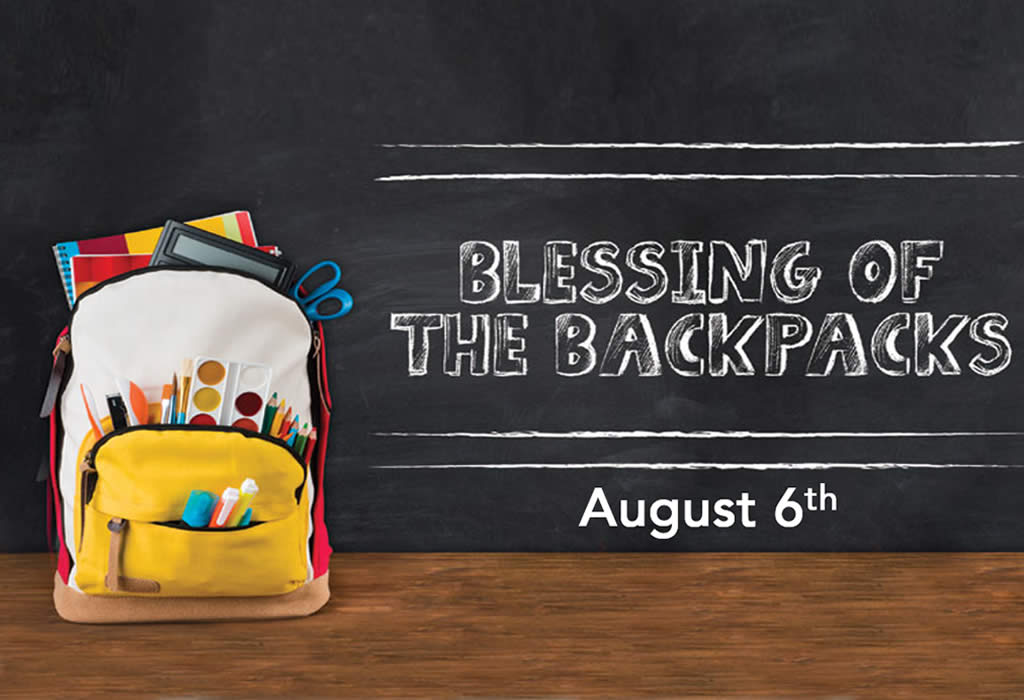 Blessing Of The Backpacks