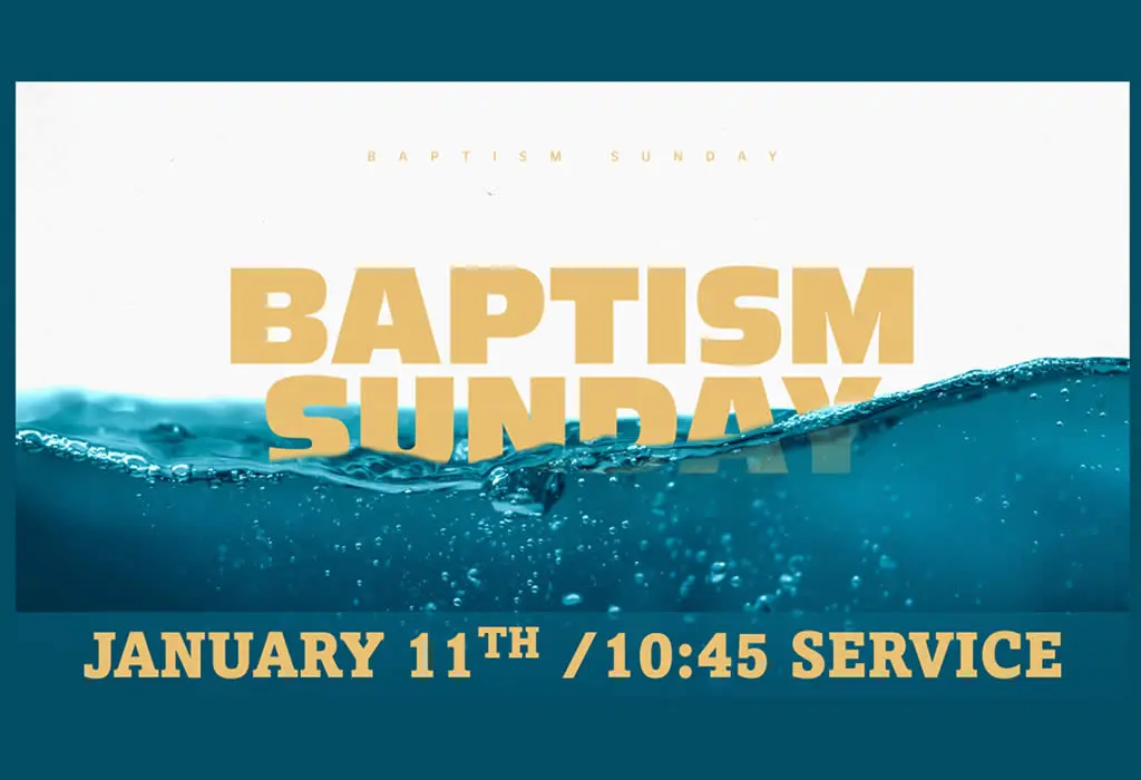 Baptism Sunday