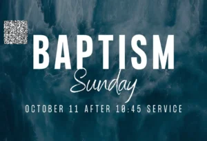 Baptism Sunday