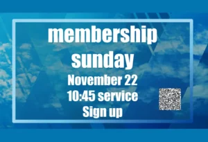 Membership Sunday